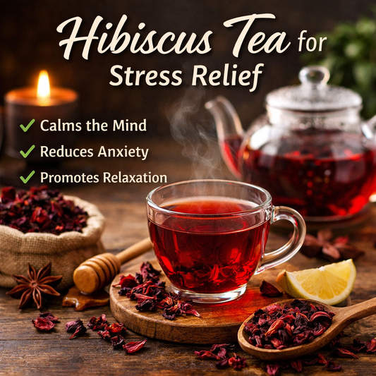 Sun-Dried Hibiscus Petals for Weight Loss, Stress Relief & Herbal Tea | 100% Natural Roselle Flowers