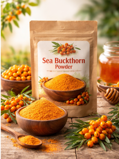 100% Natural Himalayan Sea Buckthorn Berry Powder – Snow Apple